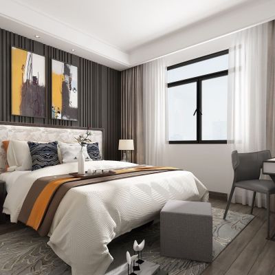 新中式主卧室