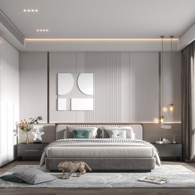 现代卧室