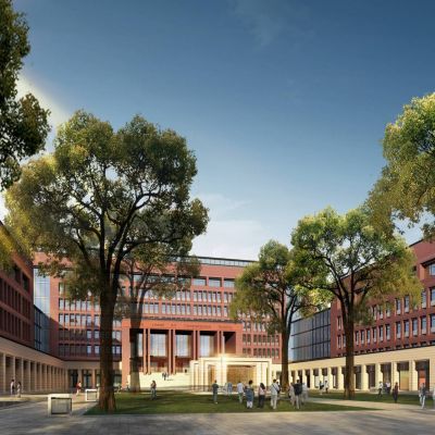 现代学校综合体办公楼 现代多层办公楼