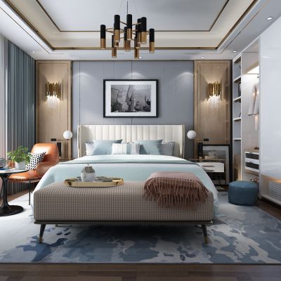 现代风格卧室