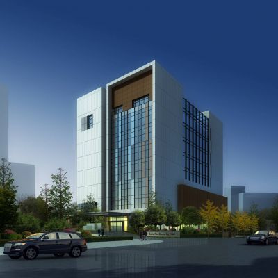 现代地税局现代多层办公楼  建筑外观