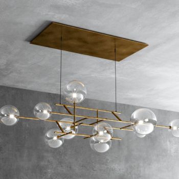 05现代北欧玻璃球吊灯