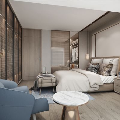 现代卧室