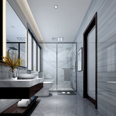 现代风格卫生间