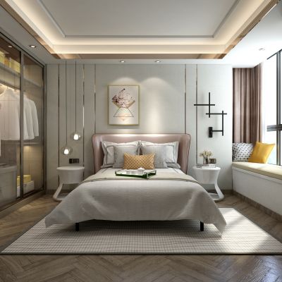 现代风格女孩房