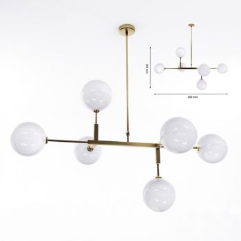 01北欧现代球形小吊灯吊灯