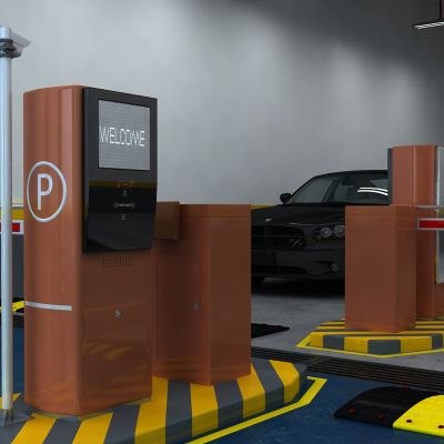 停车场闸口