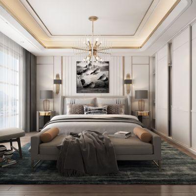 现代卧室