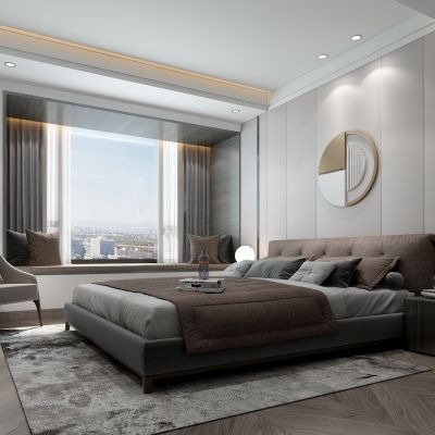 现代卧室