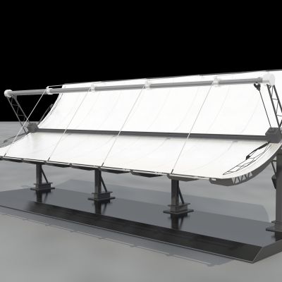 现代太阳能集热器太阳能设备