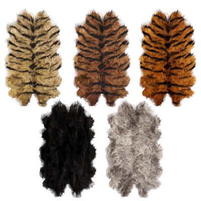 现代动物毛皮 绒毛地毯