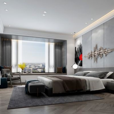 现代卧室
