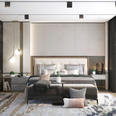 现代家居主卧室