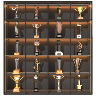 现代奖杯装饰柜