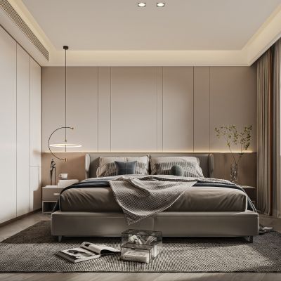 现代风格卧室