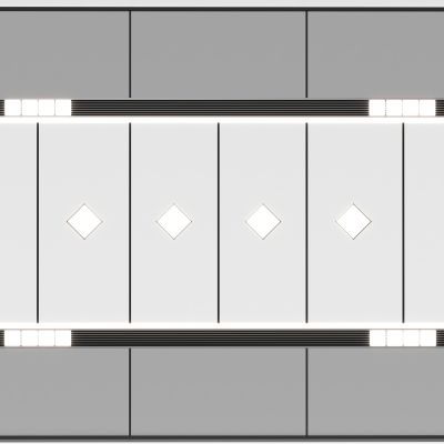 现代蜂窝大板吊顶