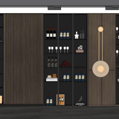 现代轻奢酒柜