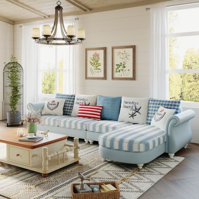 美式布艺沙发