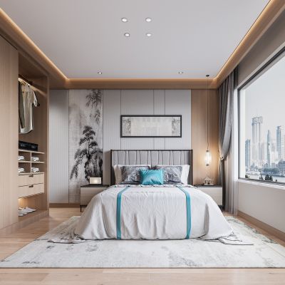 新中式卧室