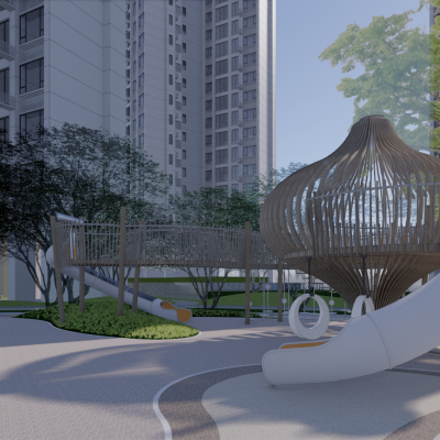 现代儿童活动区