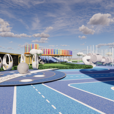 现代儿童活动区