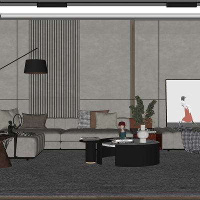 现代轻奢沙发组合