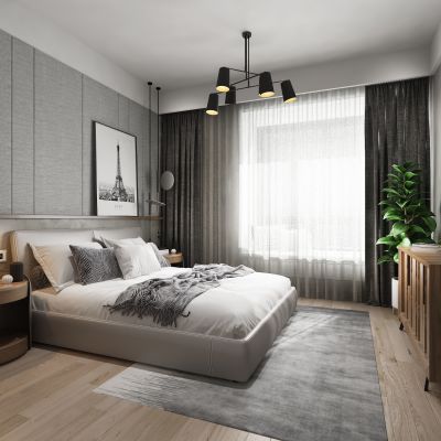 现代卧室