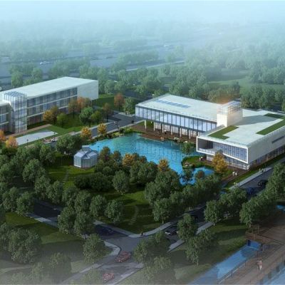 现代办公楼 会所 建筑外观