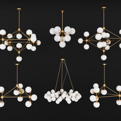 北欧现代简约吊灯 球形吊灯