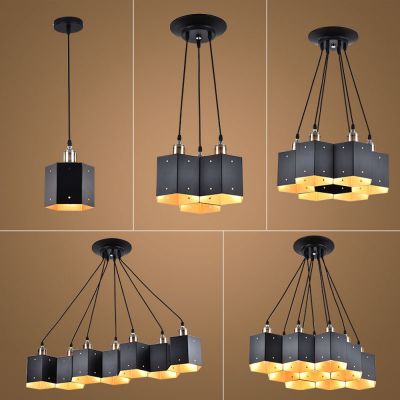 现代吊灯组合 现代吊灯 金属吊灯