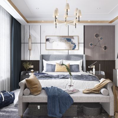 现代轻奢卧室 衣帽间 衣柜