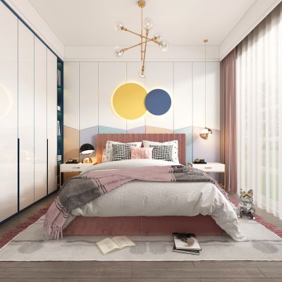 北欧时尚简约卧室