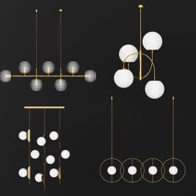 现代吊灯北欧吊灯组合