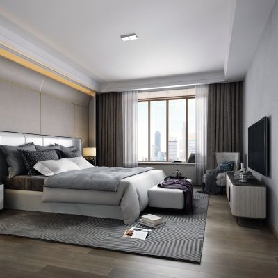 现代主卧室