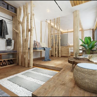 北欧乡村民宿客房