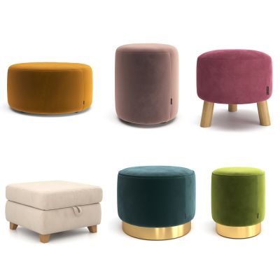 现代北欧凳子墩子组合