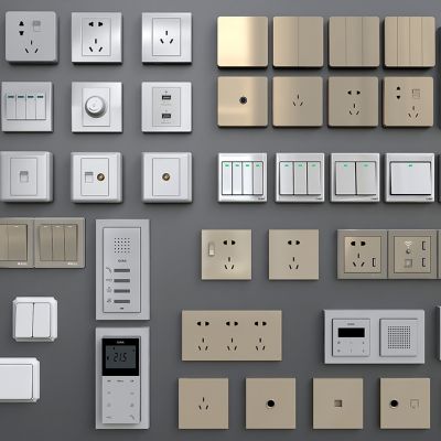 现代开关插座面板，可视对讲