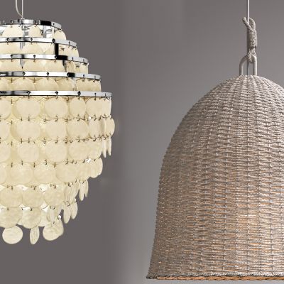 北欧现代吊灯 编制吊灯 北欧吊灯 客厅吊灯