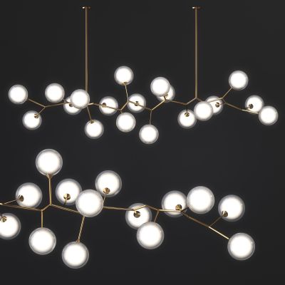 现代北欧极简金属吊灯