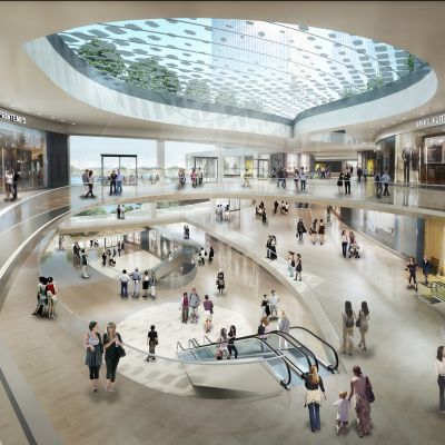 现代商场中庭