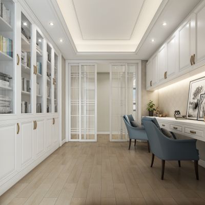 美式书房