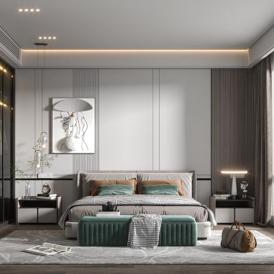 现代卧室
