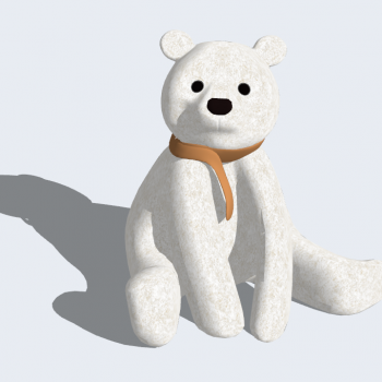 现代软萌布偶小熊