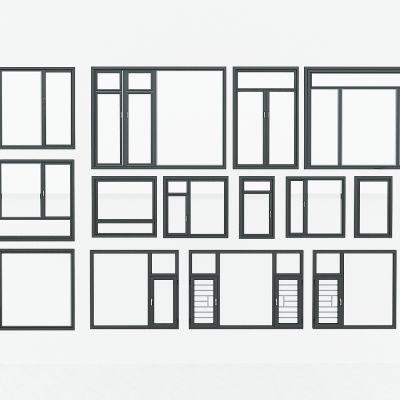 现代窗户，断桥铝窗户，平开窗，阳台窗户，卧室窗户，防护栏窗户，防盗窗户