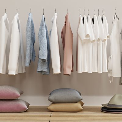 现代上衣 衣服 外套 女装 连衣裙 枕头 帽子