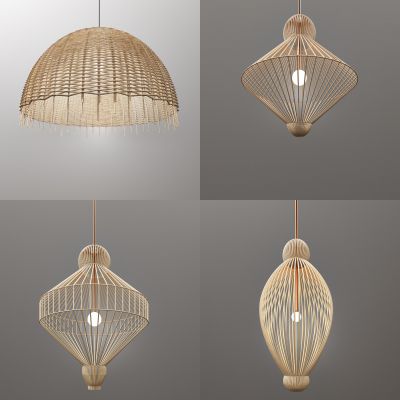 新中式吊灯组合