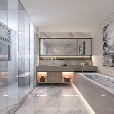现代主卫生间