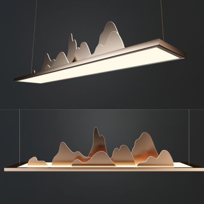 新中式金属吊灯