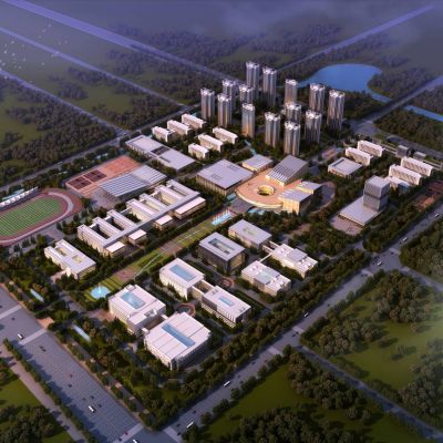 现代沈阳音乐学院 大学校园规格学校规划