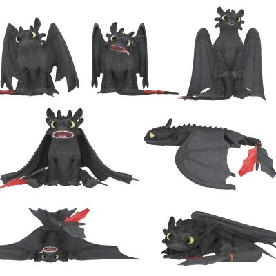 现代玩具摆件 卡通龙玩具 布偶